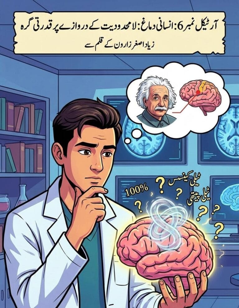 انسانی دماغ:لا محدودیت کے دروازے پر قدرتی گرہ