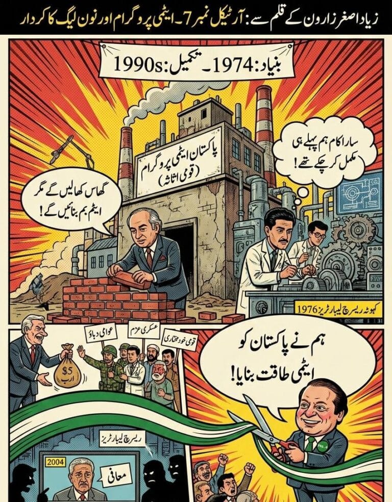 ایٹمی پروگرام اور نون لیگ کا کردار